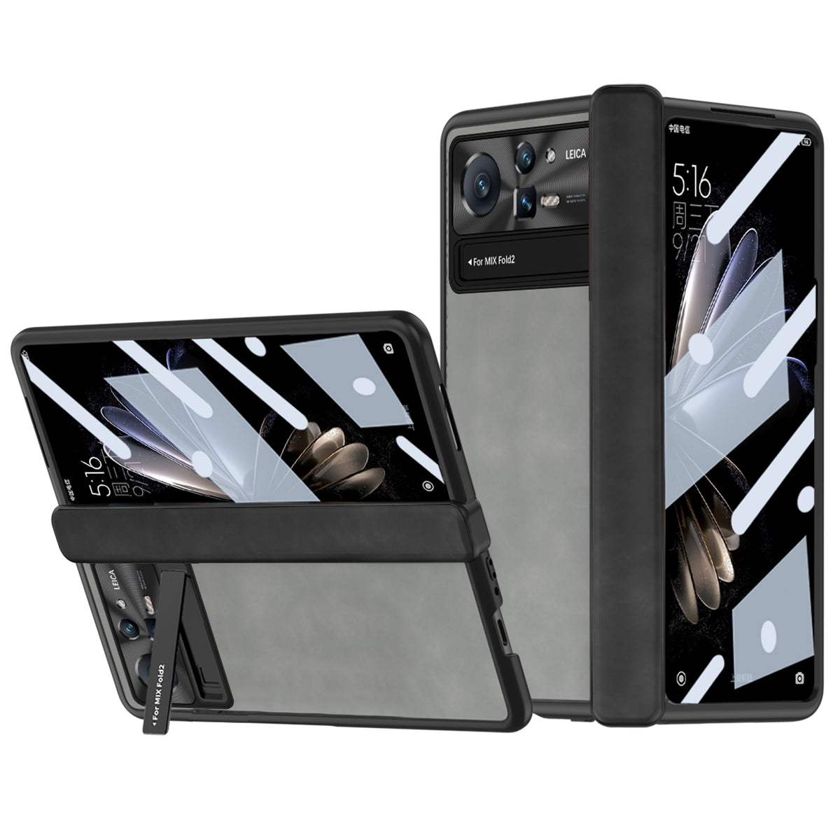 For Xiaomi Mix Fold 2 5G Hinge Protection All-Inclusive Cover Nappa Texture PU Leather PC Shell Kickstand Phone Case with Tempered Glass Film For Xiaomi Mix Fold 2 5G Hinge Protection All-Inclusive Cover Nappa Texture PU Leather PC Shell Kickstand Phone Case with Tempered Glass Film